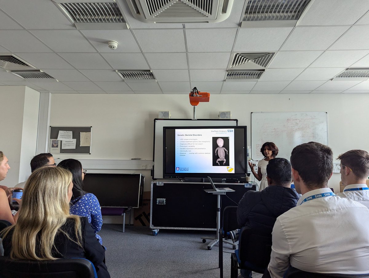 Manchester Rare Conditions Centre (@mft_imrare) on Twitter photo A jam-packed seminar yet again! Thank you <a href="/MeenaBalasubra5/">Meena Balasubramanian</a> for a fantastic talk on genetics and bones. If you would like to find out more about skeletal dysplasia check out Dr Balasubramanian’s publications: shorturl.at/DbXQi
<a href="/Ddysmo/">Dian Donnai</a> <a href="/smbanka/">Siddharth Banka</a> <a href="/ManchesterBRC/">NIHR Manchester Biomedical Research Centre</a> A jam-packed seminar yet again! Thank you <a href="/MeenaBalasubra5/">Meena Balasubramanian</a> for a fantastic talk on genetics and bones. If you would like to find out more about skeletal dysplasia check out Dr Balasubramanian’s publications: shorturl.at/DbXQi
<a href="/Ddysmo/">Dian Donnai</a> <a href="/smbanka/">Siddharth Banka</a> <a href="/ManchesterBRC/">NIHR Manchester Biomedical Research Centre</a>
