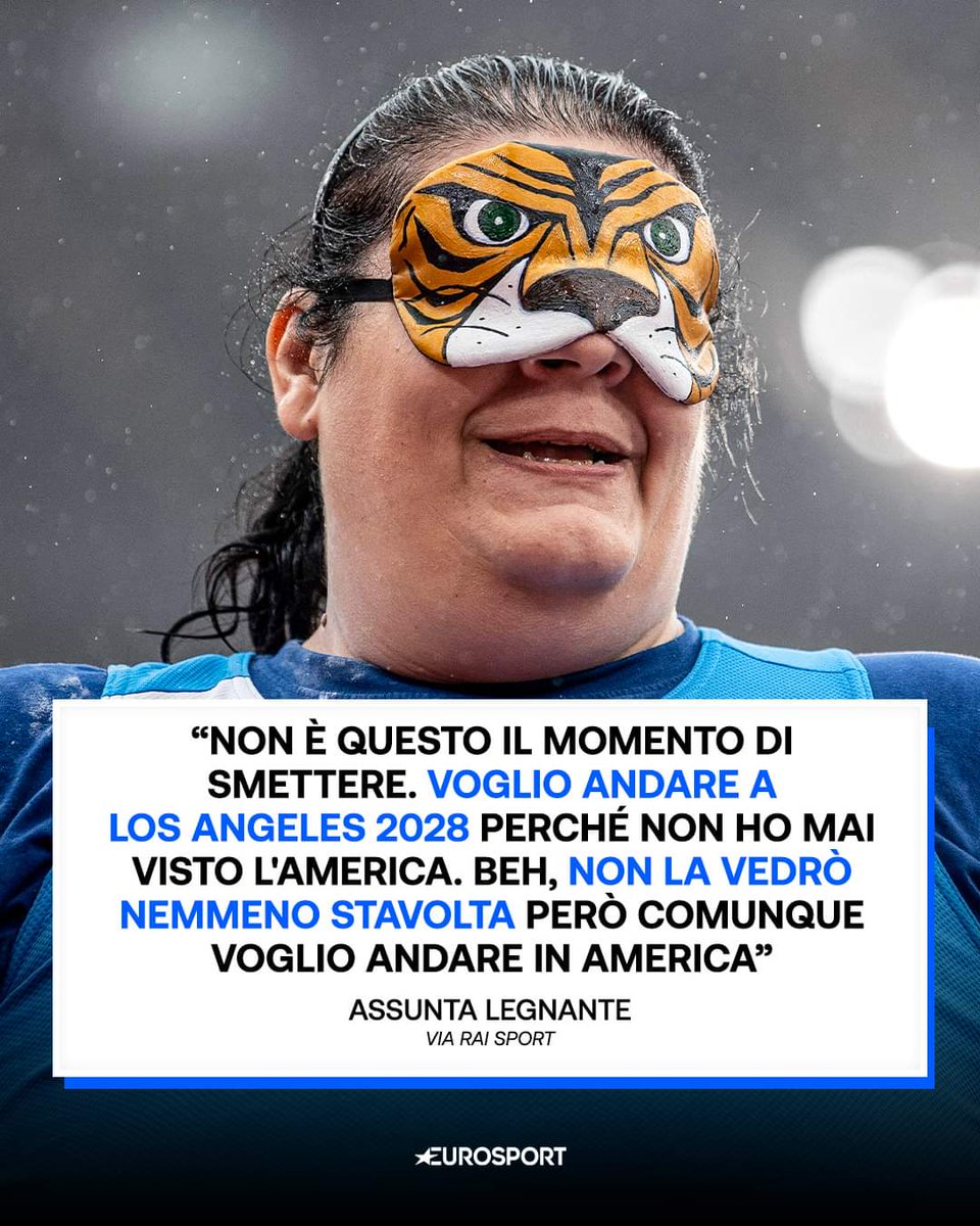 Campionessa nel lancio e di simpatia 
Vai Assunta 🥈🇮🇹
#Paris2024 #Paralympics2024 #Legnante