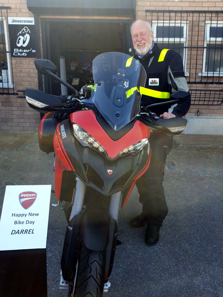 Happy new bike day Darrel! Enjoy your Ducati Multistrada! #CompletelyMotorbikes #ducati #multistrada #newbikeday #happynewbike