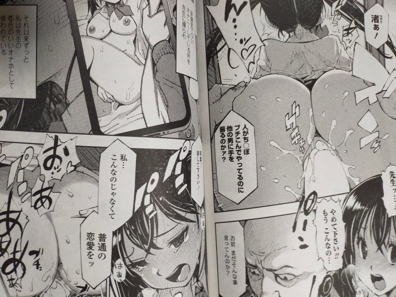 ペンギンクラブ感想文 村正みかど先生 先輩に恋する女の子、先生に脅されてる女の子…先輩に告られて先生にも飽きられて解放してもらえて全ては…身体が脳を支配する❤ 表情が…最初はセックスするたび泣いてたのにだんだん…表情が…憧れて告られて恋に輝いていたのにだんだん…ラストの笑顔は… 