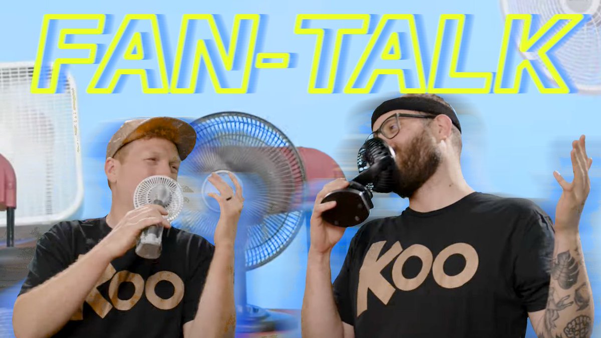 Do you like to talk into fans? Then we have the show for you!
It's FAN TALK!
youtu.be/eNs1z1tvRw4