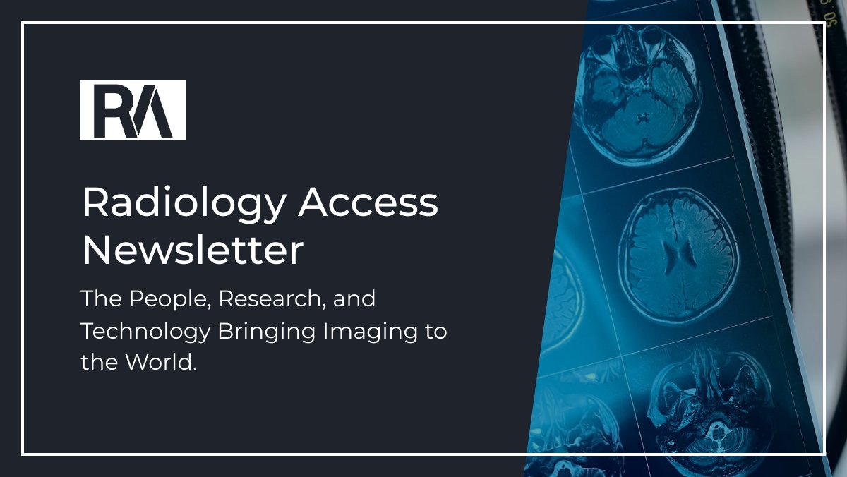 🚀 I'm excited to launch Radiology Access!

Your biweekly newsletter on the people, research, &amp; technology revolutionizing imaging access. 🌎✨

Join me in exploring the research &amp; innovations making radiology available to everyone, everywhere.

📧 DM me your email to subscribe!