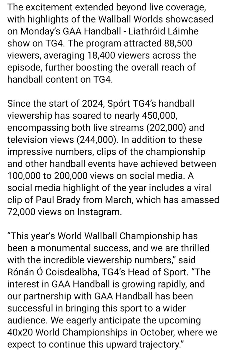 GAA Handball Ireland tweet media