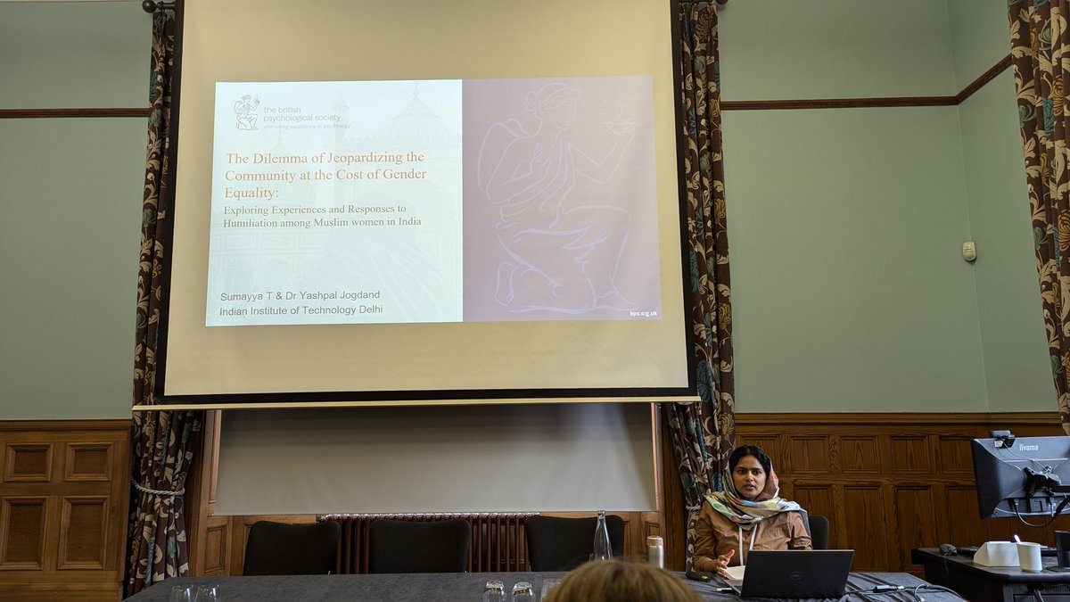 <a href="/MioCristea/">Mioara Cristea-Sanmarty, PhD</a> The last speaker on the thematic session about inequality and privilege is Sumayya Thayyil presenting research on the dilemma of jeopardizing the community 
at the cost of gender equality. Exploring experiences and responses to humiliation among Muslim women in India