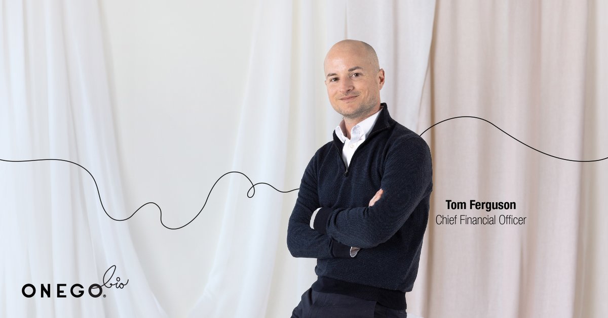 Onego Bio (@onego_bio) on Twitter photo We are excited to welcome Tom Ferguson to the Onego team as our new Chief Financial Officer! 🙌
Tom has extensive experience from his time at Rabobank, and is well-fitted to join our mission of driving change in the food industry. 
We are thrilled to have him on board! We are excited to welcome Tom Ferguson to the Onego team as our new Chief Financial Officer! 🙌
Tom has extensive experience from his time at Rabobank, and is well-fitted to join our mission of driving change in the food industry. 
We are thrilled to have him on board!