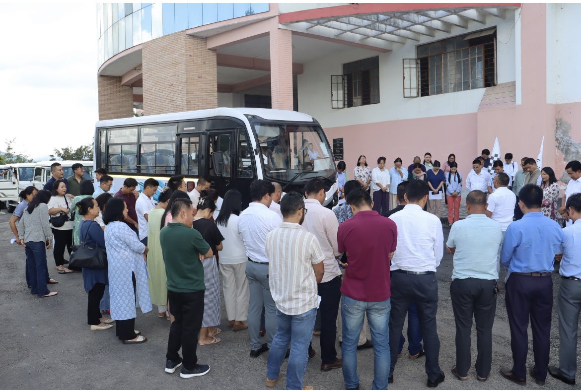 Hekani Jakhalu (@hekani) on Twitter photo We need to take care of the welfare of our officers & staff so they give their best & work efficiently. Today we flagged off 9 vehicles including a staff bus. Happy department- now we will all have to work hard for our people #NoExcuses #PositiveNagaland . <a href="/industries_naga/">Department of Industries and Commerce Nagaland</a> We need to take care of the welfare of our officers & staff so they give their best & work efficiently. Today we flagged off 9 vehicles including a staff bus. Happy department- now we will all have to work hard for our people #NoExcuses #PositiveNagaland . <a href="/industries_naga/">Department of Industries and Commerce Nagaland</a>