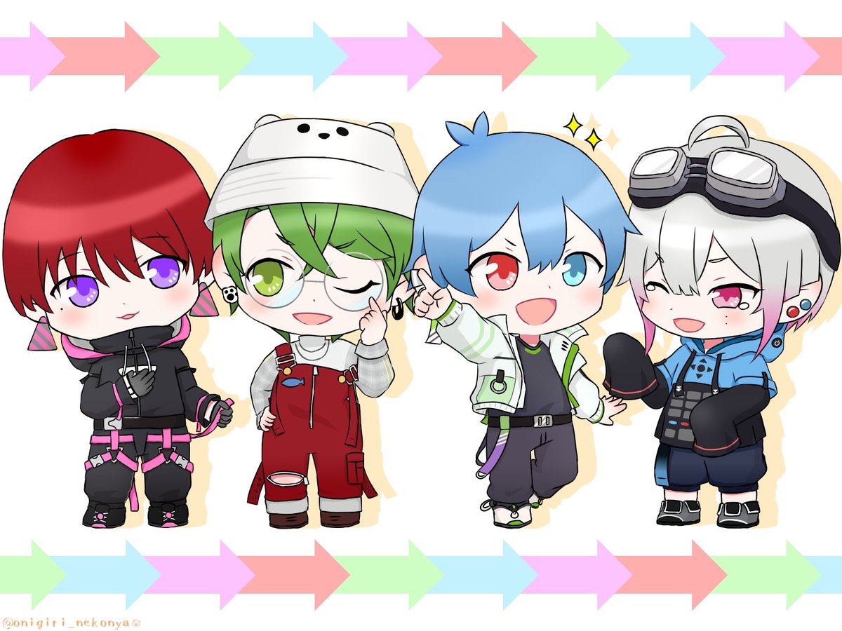 衣装とりかえっこ🎨 #いんく #ふうはやあーと #りもこん美術の時間