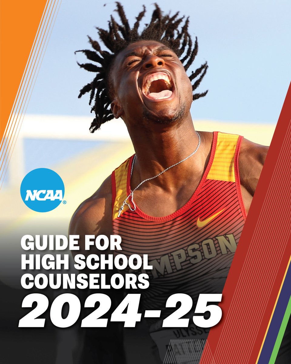 🚨 UPDATED RESOURCE 🚨
The 2024-25 Guide for High School Counselors is a great resource for questions on <a href="/NCAA/">NCAA</a> initial-eligibility requirements and resources for high school counselors looking to assist college-bound student-athletes.

🔗 on.ncaa.com/counselorguide