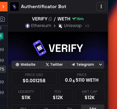 AuthBotETH's tweet image. Contract Renounced 

etherscan.io/tx/0x1be41a36b…

LP Locked

etherscan.io/tx/0x700e63bb3…

DexScreener Updated