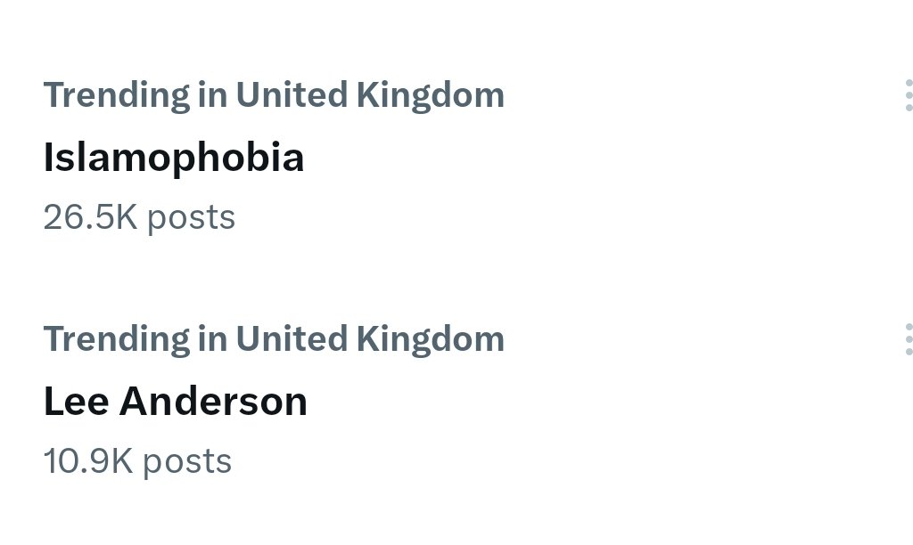 Lee Anderson is Islamophobic, in my opinion.