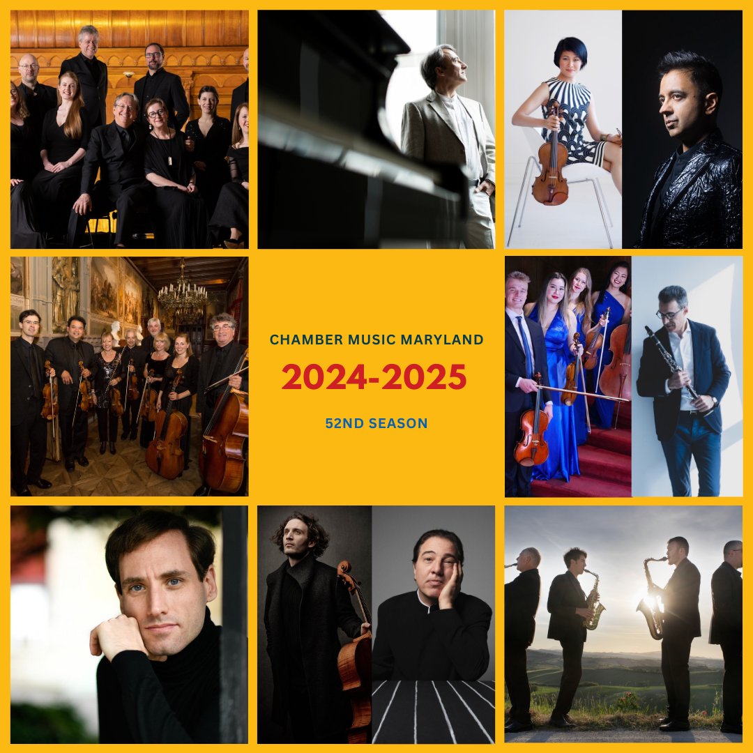 🌟 New Faces, New Music at Chamber Music Maryland! 🌟
🎟️ Tickets are available now at chambermusicmaryland.org
.
.
.
.
.
#ChamberMusic #ConcertSeason #NewArtists #LiveMusicReturns #MusicLovers #ArtsAndCulture #HowardCountyEvents #MeetTheArtists