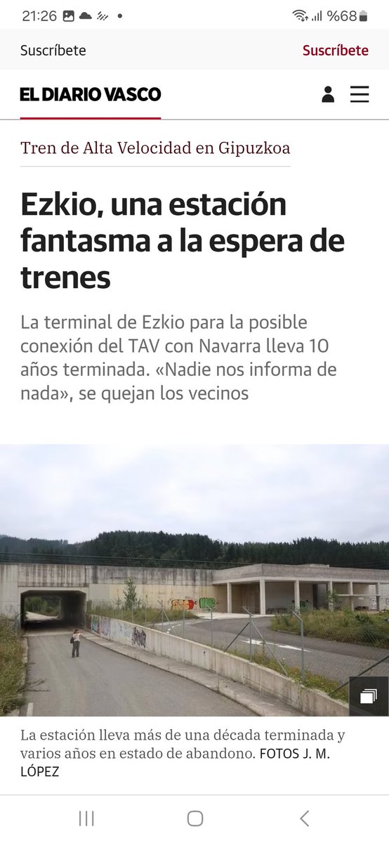 El TAV es la obra pública de mayor coste en la CAPV, y por ello su planificación ha sido tan exhaustiva, que, en el an̈o 2024, estan decidiendo si conectarlo con el trazado navarro por Ezkio o por Gasteiz, y ya lleva 10 años construida  la estación de Ezkio.