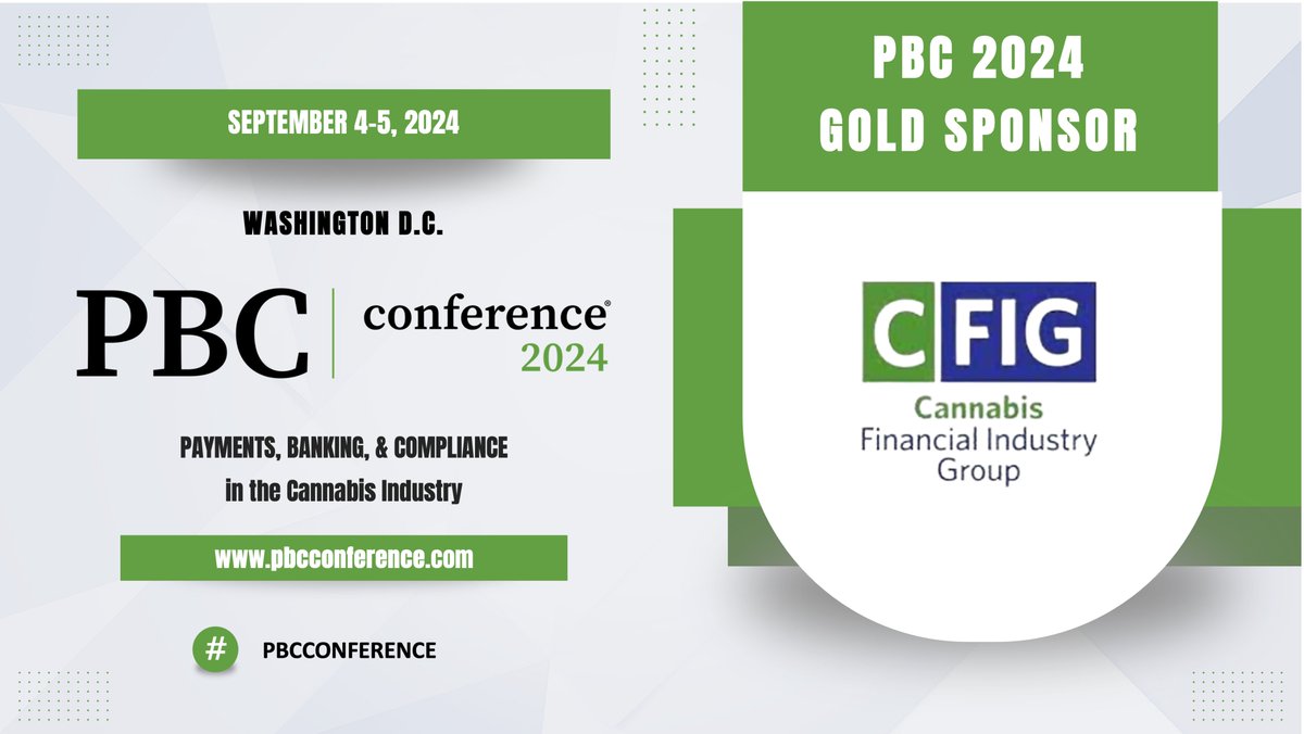 Looking forward to the <a href="/pbcconference_/">PBC Conference</a> kicking off tomorrow - we hope you will join us from 4:30-5:30pm after the Day 1 programming wraps for the <a href="/CannabisFIgroup/">CFIG</a> sponsored Happy Hour taking place in the exhibit area!