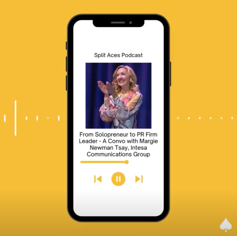 "Handle the closet 'gator first!" 🐊 Our founder <a href="/MargieNewman/">Margie Newman Tsay</a>  shares this Southern wisdom w/ clients &amp; discusses her journey from solopreneur to Intesa on the latest Split Aces podcast. Tune in to hear her story &amp; get inspired! 🎧 #Entrepreneur #Podcast apple.co/47ed0cD