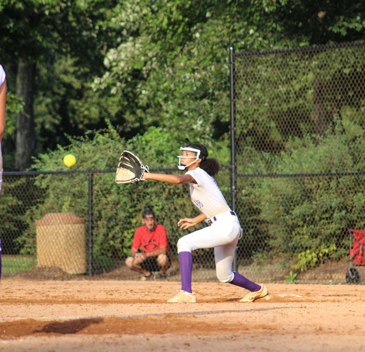 TMT7321's tweet photo. Action shots of @camille_miller8 playing at the Carolina's Premier Labor Day "Team Camp" Invitational

#showcasesoftball #softball #showcase #18usoftball #firstbasesoftball https://t.co/qwOGNulc1d
