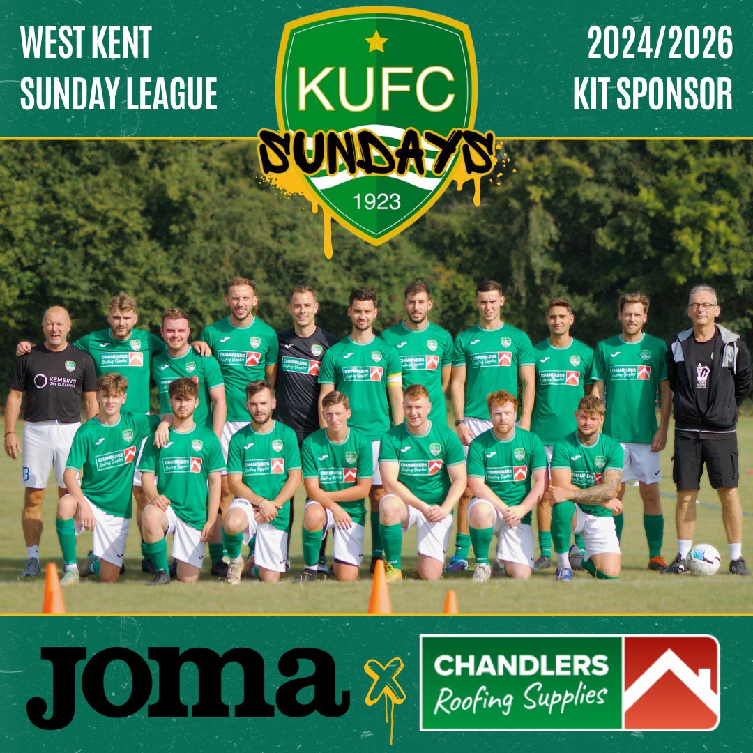 Jordan (@jordycrouch) on Twitter photo Loving our new <a href="/JomaSport/">Joma Sport</a> kit thanks to sponsor <a href="/ChandlersBS/">Chandlers Building Supplies</a> 🟢⚪️ #SundayLeague x <a href="/JomaSportUK/">Joma Sport UK</a> x <a href="/KemsingUtdFC/">Kemsing United FC</a> Loving our new <a href="/JomaSport/">Joma Sport</a> kit thanks to sponsor <a href="/ChandlersBS/">Chandlers Building Supplies</a> 🟢⚪️ #SundayLeague x <a href="/JomaSportUK/">Joma Sport UK</a> x <a href="/KemsingUtdFC/">Kemsing United FC</a>