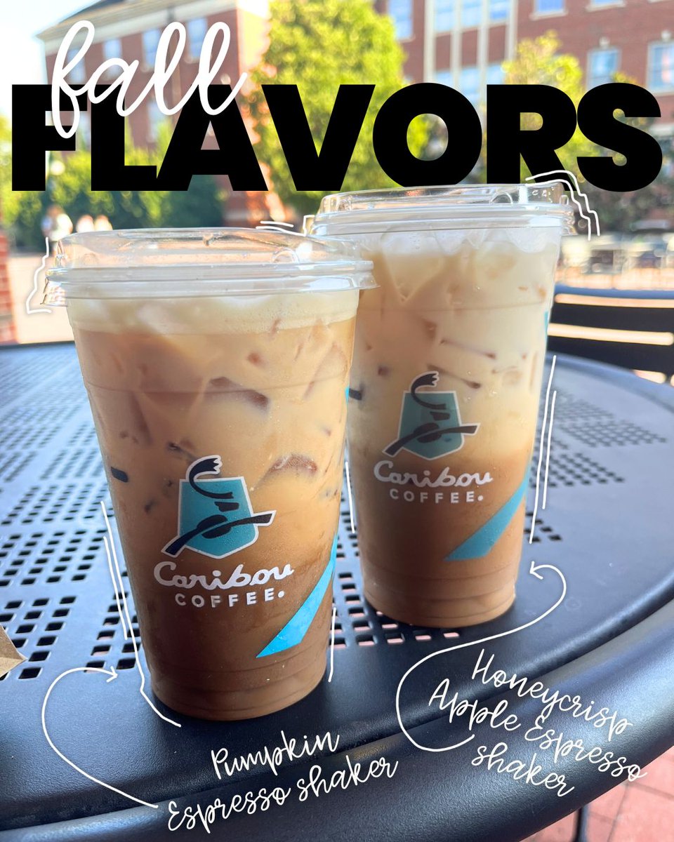 It wouldn't be fall without your favorite seasonal coffee flavors at Caribou Coffee! 🎃🍎 Swing by the Student Union and Central Market Place locations for the coziest tasting drinks of the season!

#okstate