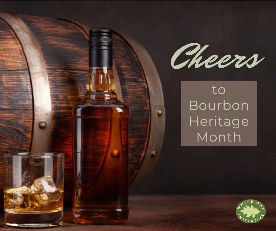 Cheers to #BourbonHeritageMonth. 🥃 Join us in celebrating the ultimate American spirit — which cannot be crafted without our essential white oak trees. #SupportWhiteOak