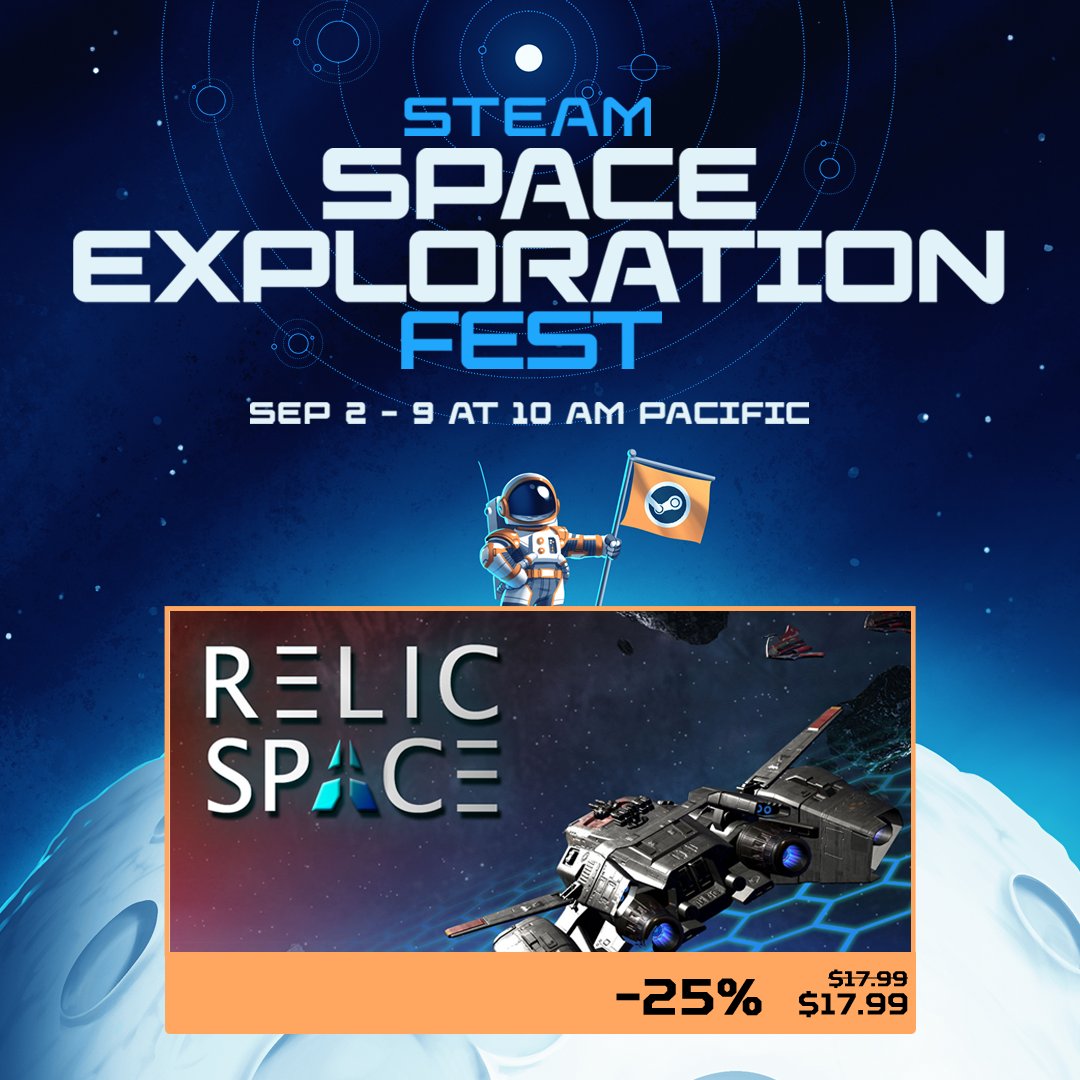 Jonah | Relic Space 1.0 out now on Steam! tweet media