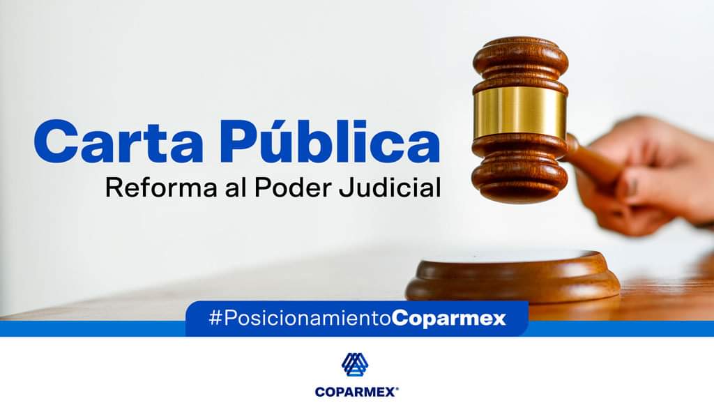 <a href="/Mx_Diputados/">H. Cámara de Diputados</a> <a href="/senadomexicano/">Senado de México</a> 🟡 IMPORTANTE 🟡

#CartaPública : A favor del Estado de Derecho y de una reforma que fortalezca al Poder Judicial con respeto a la División de Poderes en México. 🏛️👩‍⚖️👨‍⚖️⚖️
📑 LEE LA CARTA AQUÍ: cpmx.me/4dN2yvb