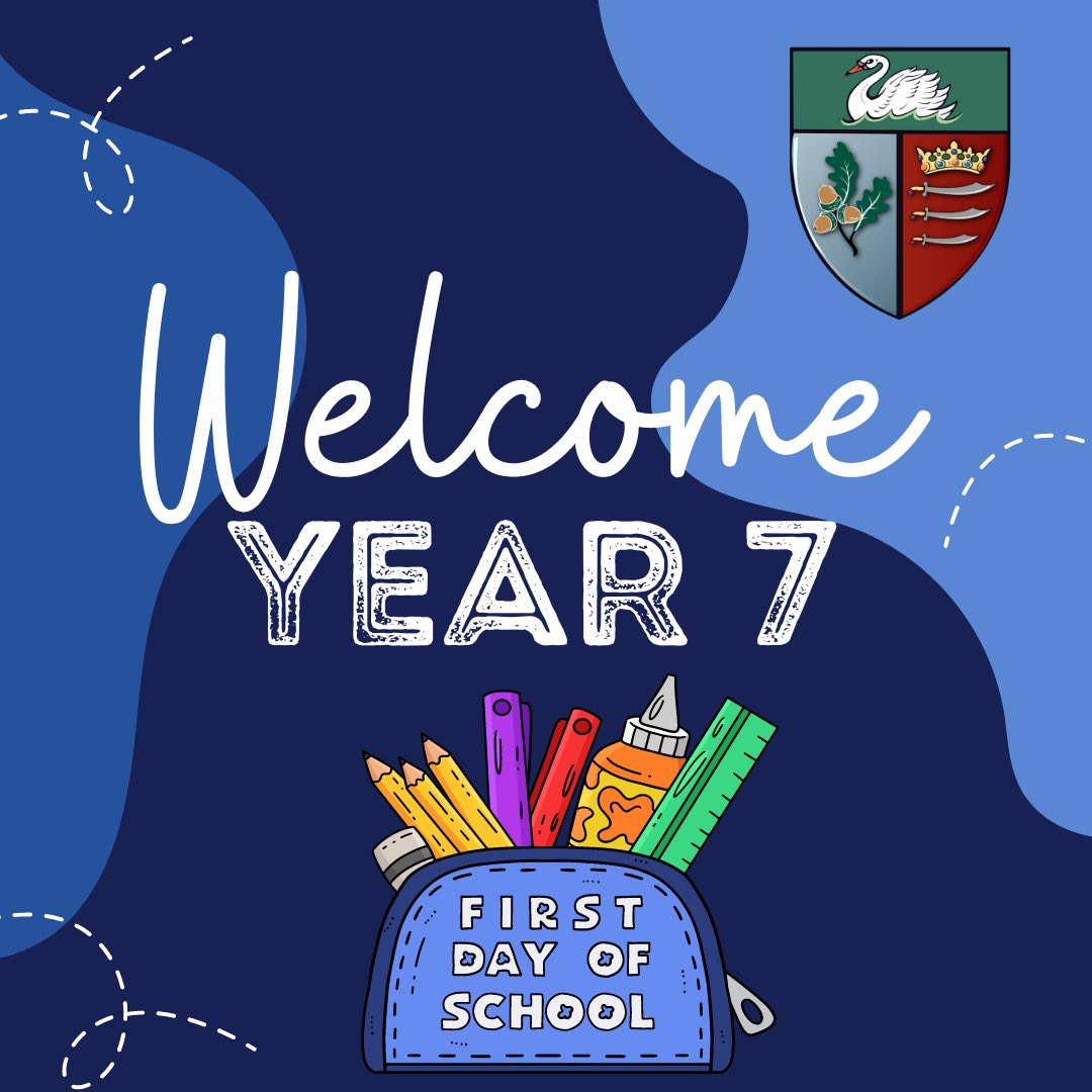 We’re really looking forward to welcoming Year 7 for their first day at school tomorrow. We wish you all a fantastic year ahead 📚🎉