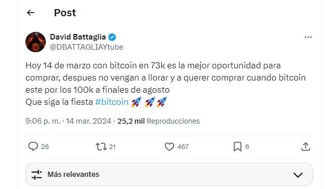 Profesor Maverik - Bitcoin tweet media