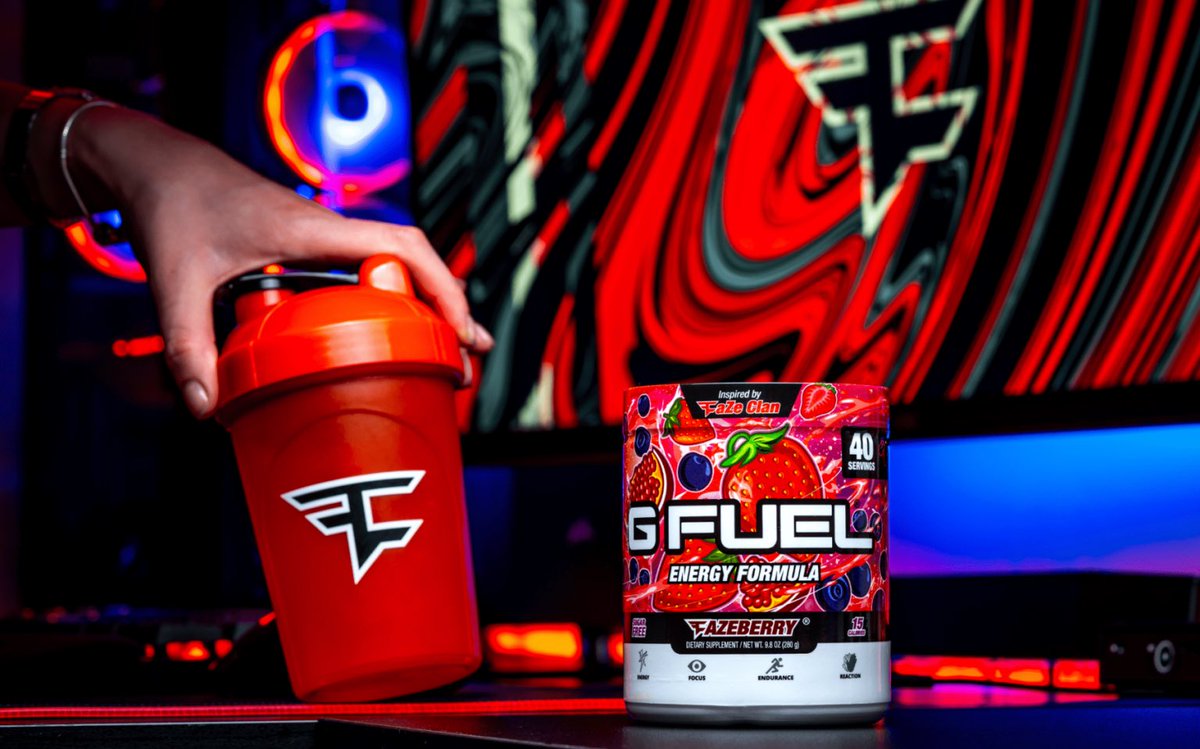 FaZe Clan has signed a new multi year multi million dollar deal with G FUEL, including: 

- FaZe G FUEL House for subathon 
- FaZe equity in G FUEL
- More collaborated events