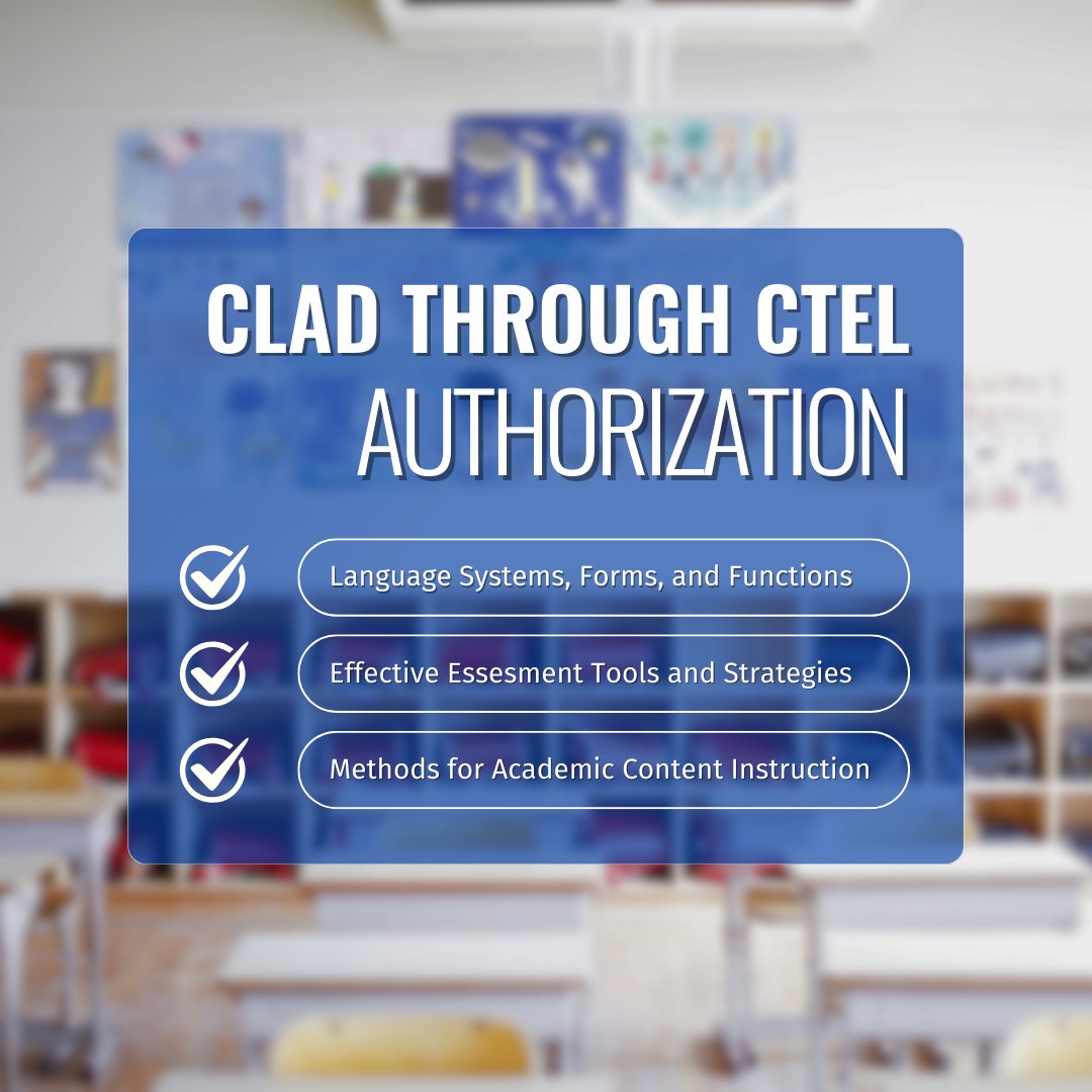 UCRExtension's tweet photo. Support English Learners in the most efficient way. Improve your strategies, create an inclusive environment, and boost student success. 🚀 https://t.co/pGrTVWG9y7

#UCRExtension #TeachingEnglishLearners #CLAD #CTEL #Education #TeacherTraining #StudentSuccess https://t.co/wzyE8ukI3z