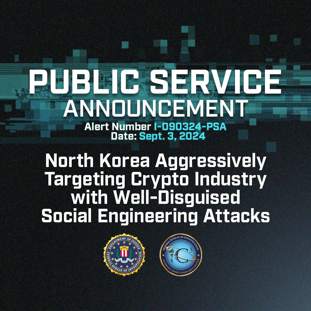 Do you work in the crypto industry? If so, you are a target of North Korean  actors who use convincing, personalized social engineering tactics to  access networks and steal company crypto. Read