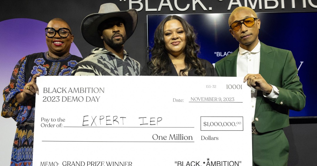 CalAggieAlumni's tweet photo. PhD student Antoinette Banks ’22 has transformed her personal journey into a mission to revolutionize special ed. Her app, Expert IEP, uses AI to optimize education plans for students with disabilities and has earned her the $1M Pharrell Williams Black Ambition grand prize. https://t.co/AaR91JO1bH