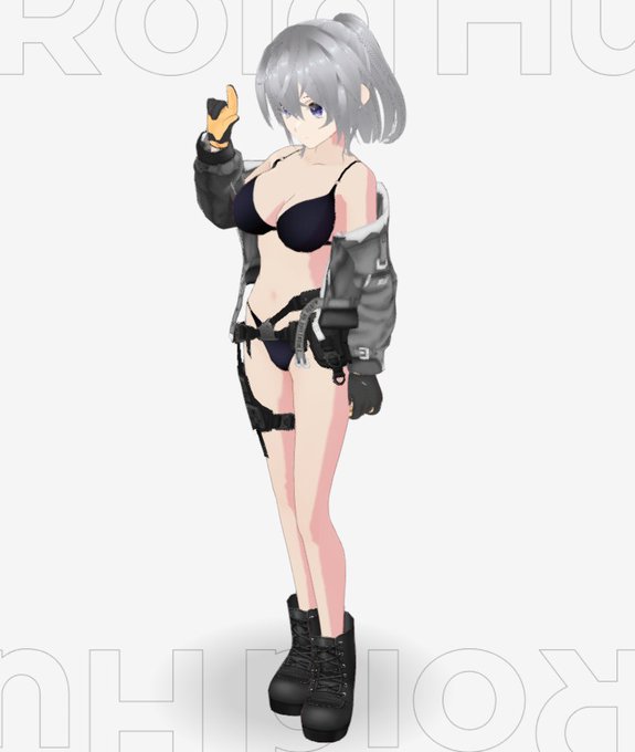 なんかじぶんのVroidキャラが気に入ってしもうておる_(:3」∠)_ 