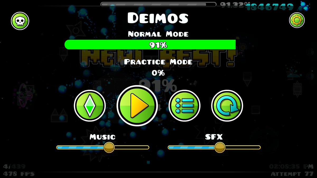 fluke from 55. level ends at 93. fuck