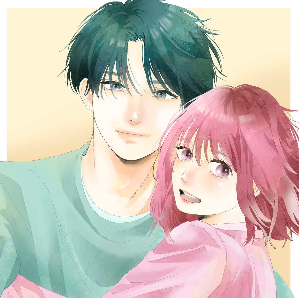 カラーの練習💚🩷