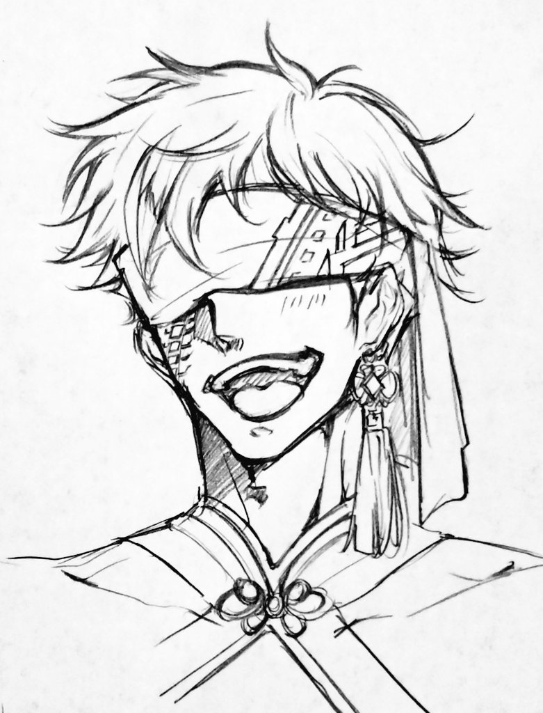 始様難しい🥲お初描き