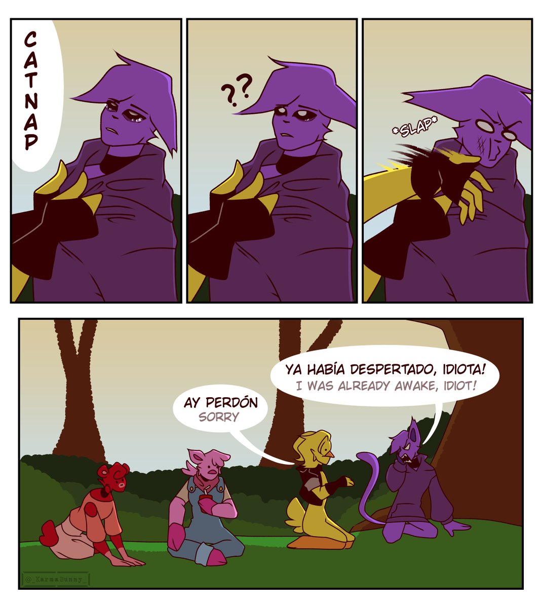 _KarmaBunny_'s tweet image. (5/?) Reviví hijitos *c vuelve a morir*

#SmilingCritters #smilingcrittersAU