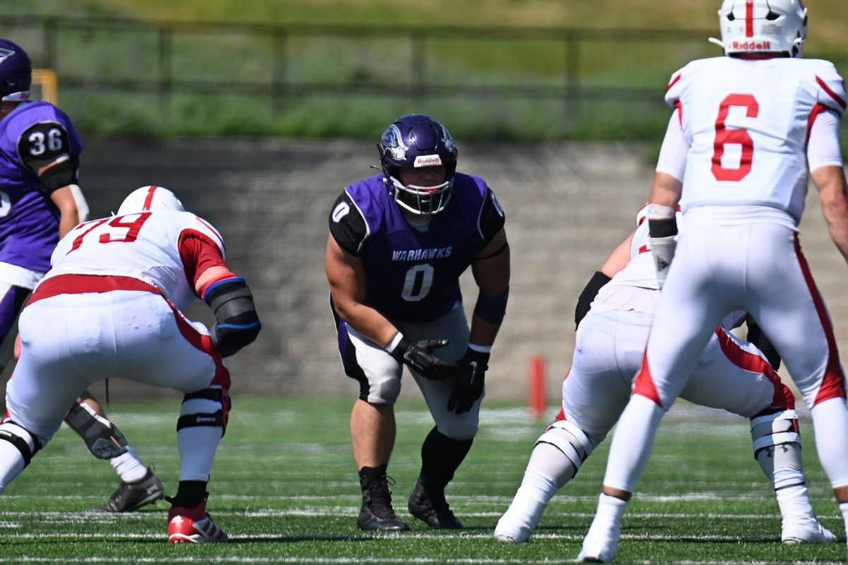 Shout out to All-WIAC defensive lineman Matt Burba, UW-Whitewater's nominee for the 2024 #CampbellTrophy! #PoundTheRock