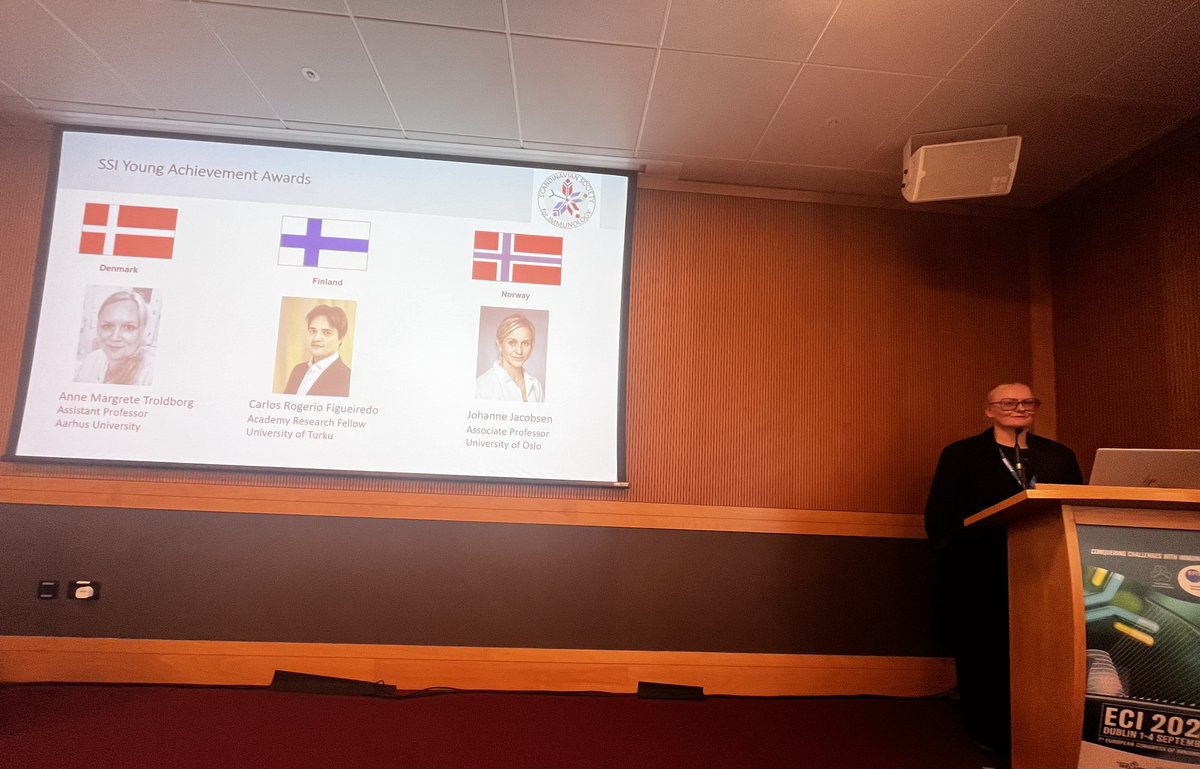 ySSI (@yi_ssi) on Twitter photo <a href="/SSI_immunology/">SSI</a> Young Investigator Award winners of 2024 are Anne Margrete Troldborg from Denmark,  Carlos Rogerio Figueiredo from Finland and Johanne Jacobsen from Norway. Congratulations 💐
#ECI2024 <a href="/SSI_immunology/">SSI</a> Young Investigator Award winners of 2024 are Anne Margrete Troldborg from Denmark,  Carlos Rogerio Figueiredo from Finland and Johanne Jacobsen from Norway. Congratulations 💐
#ECI2024