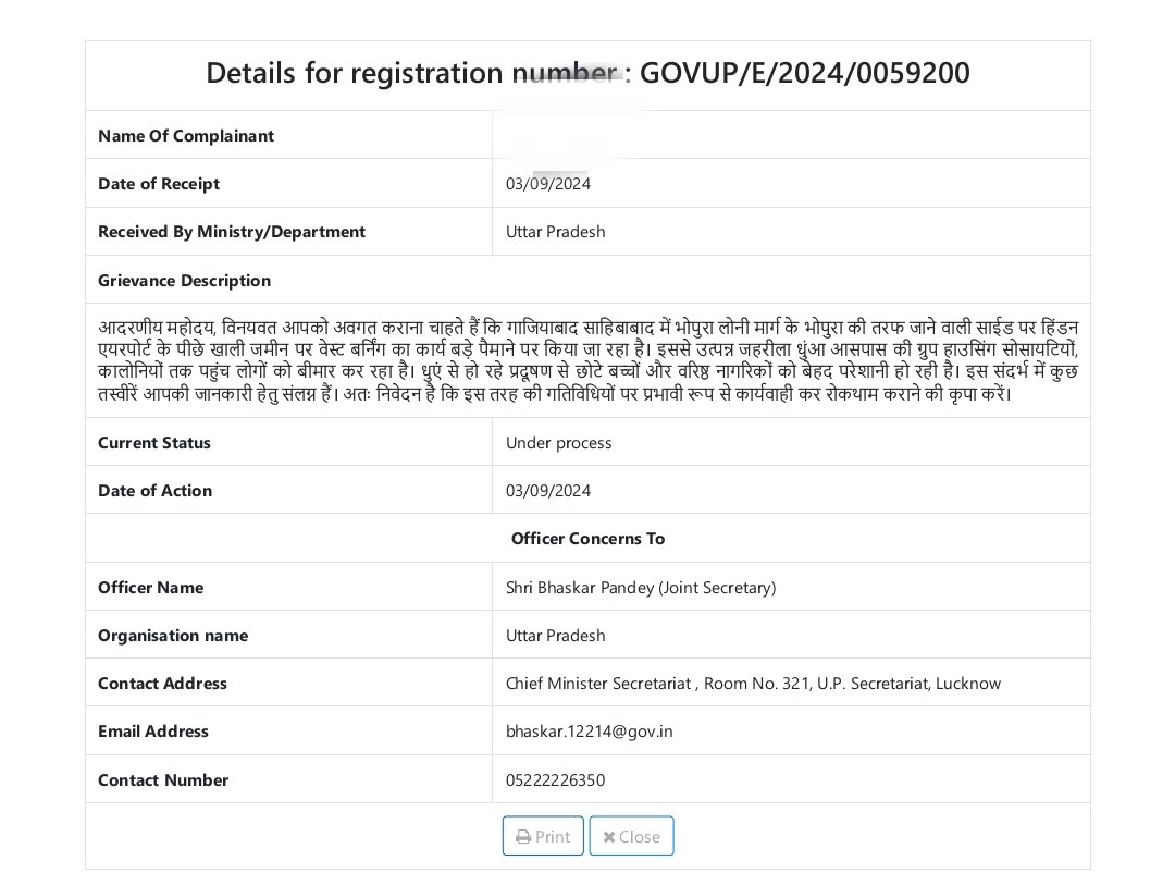 #HindonAirport बॉउंड्री के पिछे अमूमन जलाए जाते है प्रतिबंधित समान, बड़े साज़िश से इंकार नही किया जा सकता। लगातार शिकायतों के बावजूद सोए हुए है #Ghaziabad के अधिकारी। <a href="/dm_ghaziabad/">DM Ghaziabad</a> कब जागेगा <a href="/UppcbG/">UPPCB_GZB</a> ? <a href="/UPPCBLKO/">Uttar Pradesh Pollution Control Board</a> <a href="/CPCB_OFFICIAL/">Central Pollution Control Board</a> <a href="/ChiefSecyUP/">Chief Secretary, GoUP</a> <a href="/CMOfficeUP/">CM Office, GoUP</a> <a href="/myogioffice/">Yogi Adityanath Office</a> <a href="/dioofficegzb/">District Information office Ghaziabad</a>