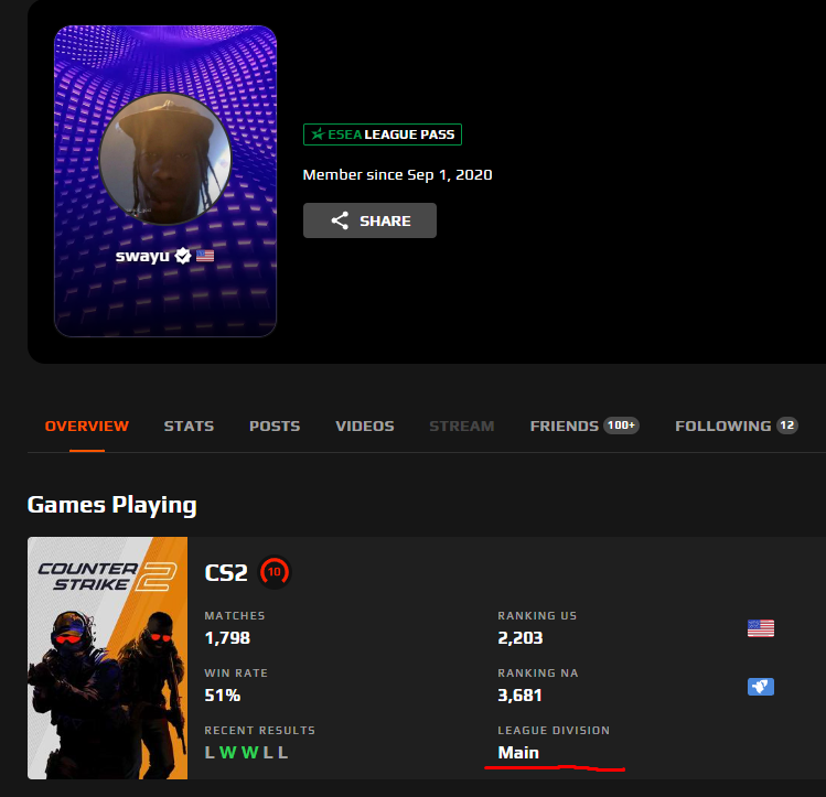 you can now check at a glance if you're being farmed by open players
