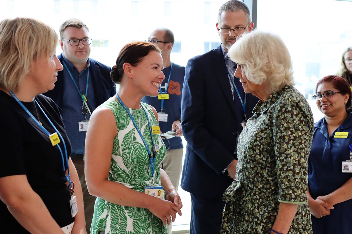 Macmillan Cancer Support (@macmillancancer) on Twitter photo What a special morning we’ve had, welcoming Her Majesty The Queen to open the innovative Dyson Cancer Centre at <a href="/RUHBath/">RUH Bath 🏥</a>.
The Queen visited the Macmillan Wellbeing Hub within the centre, which we funded with a £1.5m donation, that offers a welcoming space for patients and What a special morning we’ve had, welcoming Her Majesty The Queen to open the innovative Dyson Cancer Centre at <a href="/RUHBath/">RUH Bath 🏥</a>.
The Queen visited the Macmillan Wellbeing Hub within the centre, which we funded with a ÂŁ1.5m donation, that offers a welcoming space for patients and
