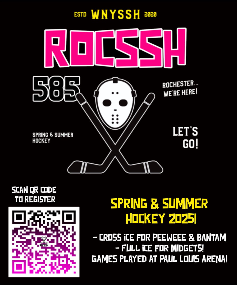 For our Rochester people! Spread the word!
Squirt and Mite cross ice divisions can be added if there’s interest!
