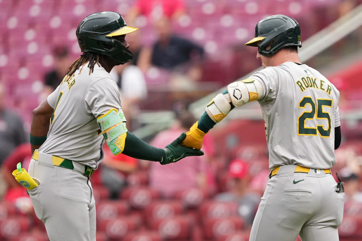 Lawrence Butler and Brent Rooker have emerged as a formidable 1-2 punch for the <a href="/Athletics/">Athletics</a> 🔥

Since July, they are slashing .333/.391/.688, with 36 HR, 91 RBI.