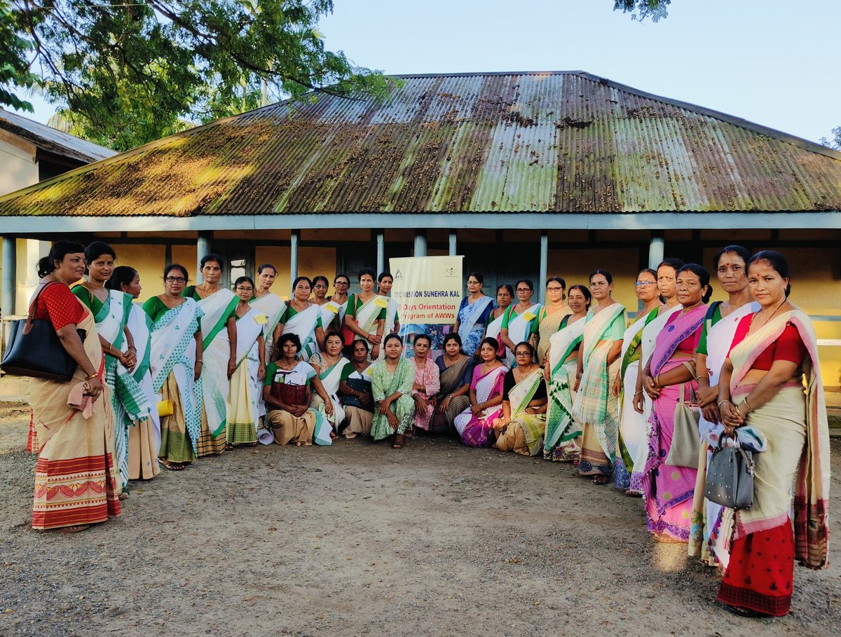 In August, Vikramshila &amp; ITC Mission Sunehra Kal trained 326 Anganwadi Workers in Early Childhood Education across Assam's Kamrup and Darrang districts. The training has been impactful, with AWWs actively applying their skills, sharing their progress through photos and videos.