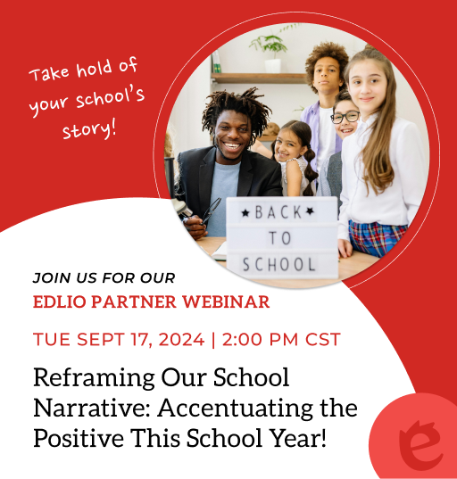 Let’s dive into strategies that empower public educators to reshape their schools' narratives, focusing on positive communication. Join MOSPRA Silver Sponsor <a href="/edlio/">Edlio</a> in this interactive seminar!