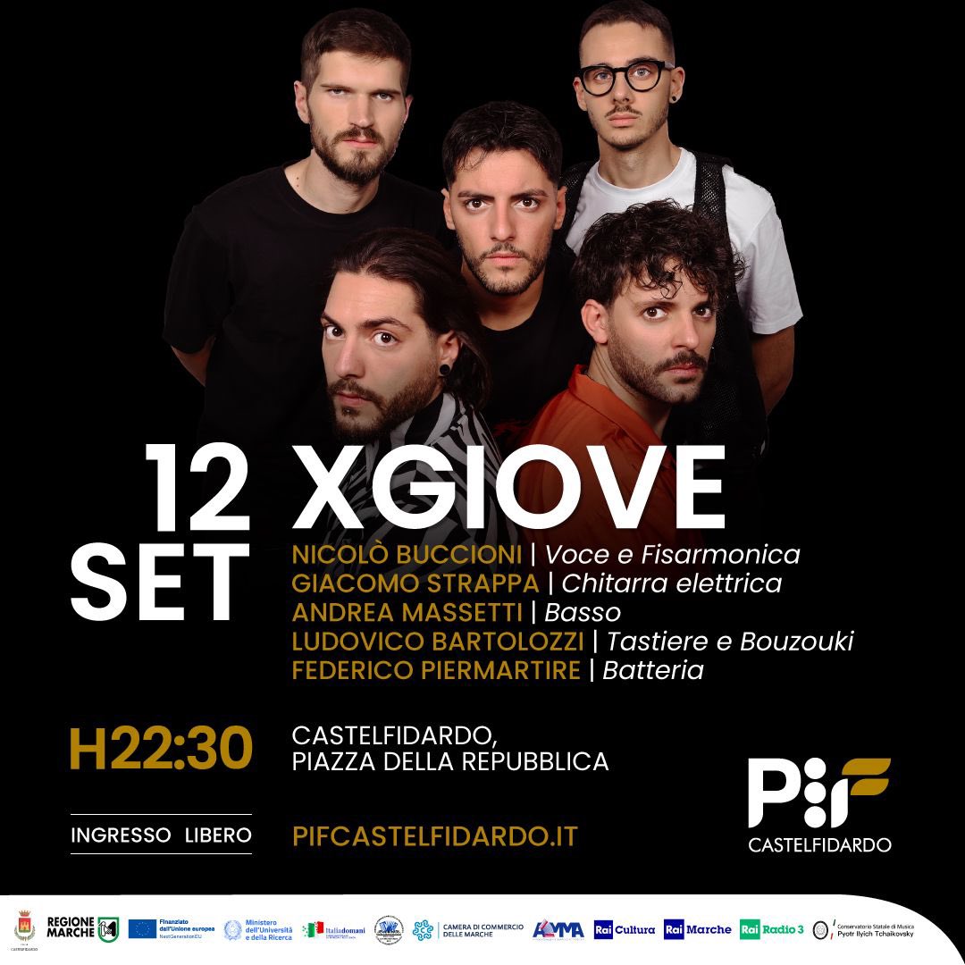 Castelfidardo 🫡 
Ci abbiamo preso gusto.
Giovedì 12 saremo in piazza della Repubblica per il Premio Internazionale della Fisarmonica 2024 🪗 
Venite che ribbaltiamo tutto?
Vi aspettiamo a Castëlo, ore 22.30

#pifcastelfidardo
#fisarmonica
#accordion