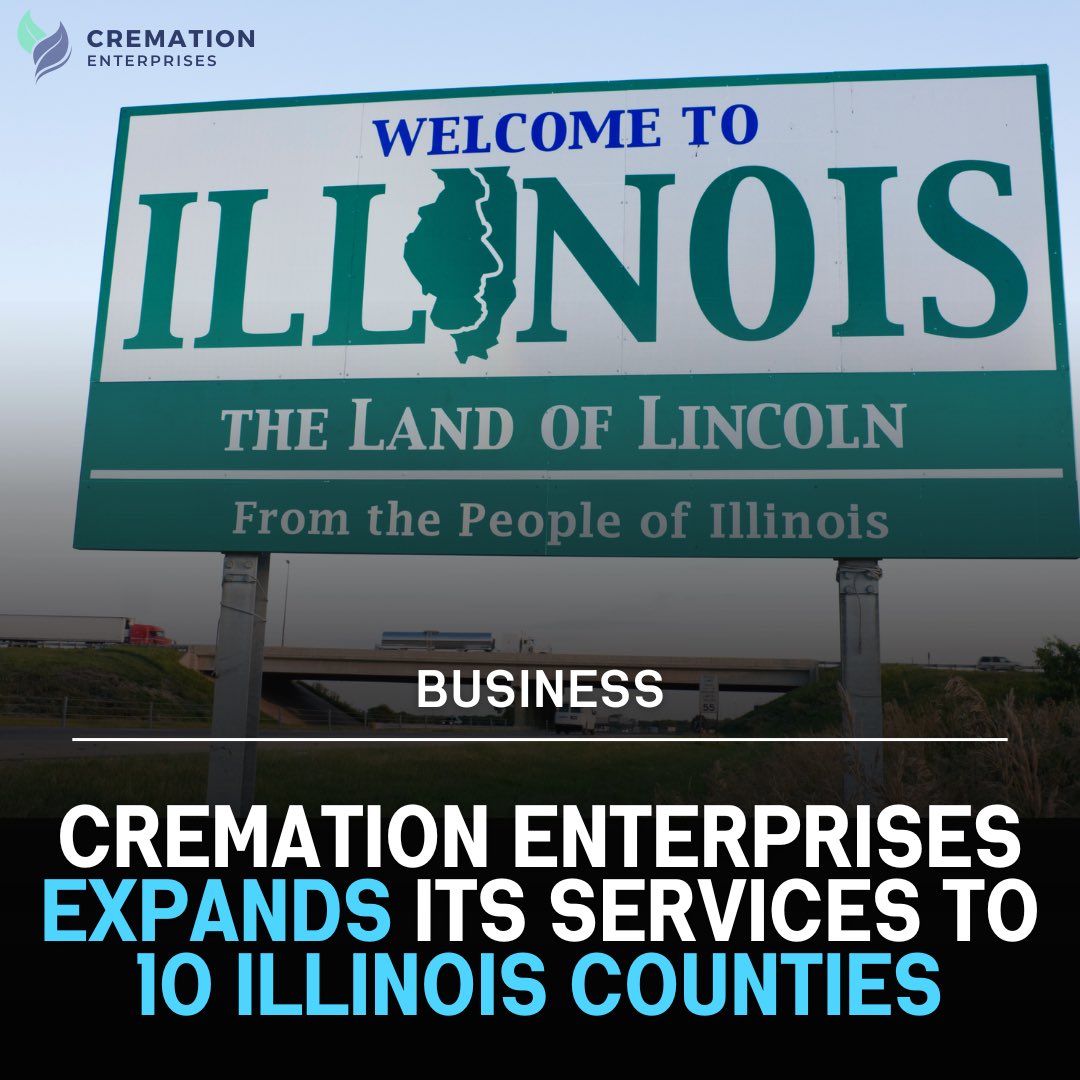 Cremation Enterprises is proudly expanding to 10 Illinois counties!

#cremation #chicagocremation #illinoiscremation #cremationenterprises #funeralservice #cremationservice