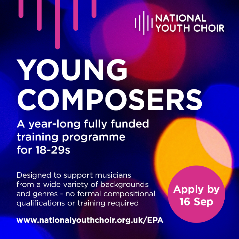 natyouthchoir's tweet photo. ⏳ Only one week left to apply! ⏳
 
Looking for a game-changing opportunity for musical self-development in 2025? Apply for our fully funded Emerging Professional Artist programmes for singers, conductors and composers aged 18-29

📅 Closes Monday 16 Sep