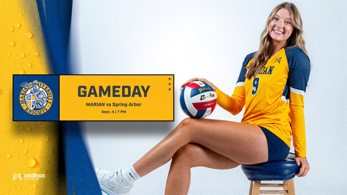 MUKnights's tweet photo. 🏐| GAMEDAY

The Knights start conference play with @MarianVball  on the road against Spring Arbor starting at 7:00 pm tonight!! https://t.co/5cPLAr4spP