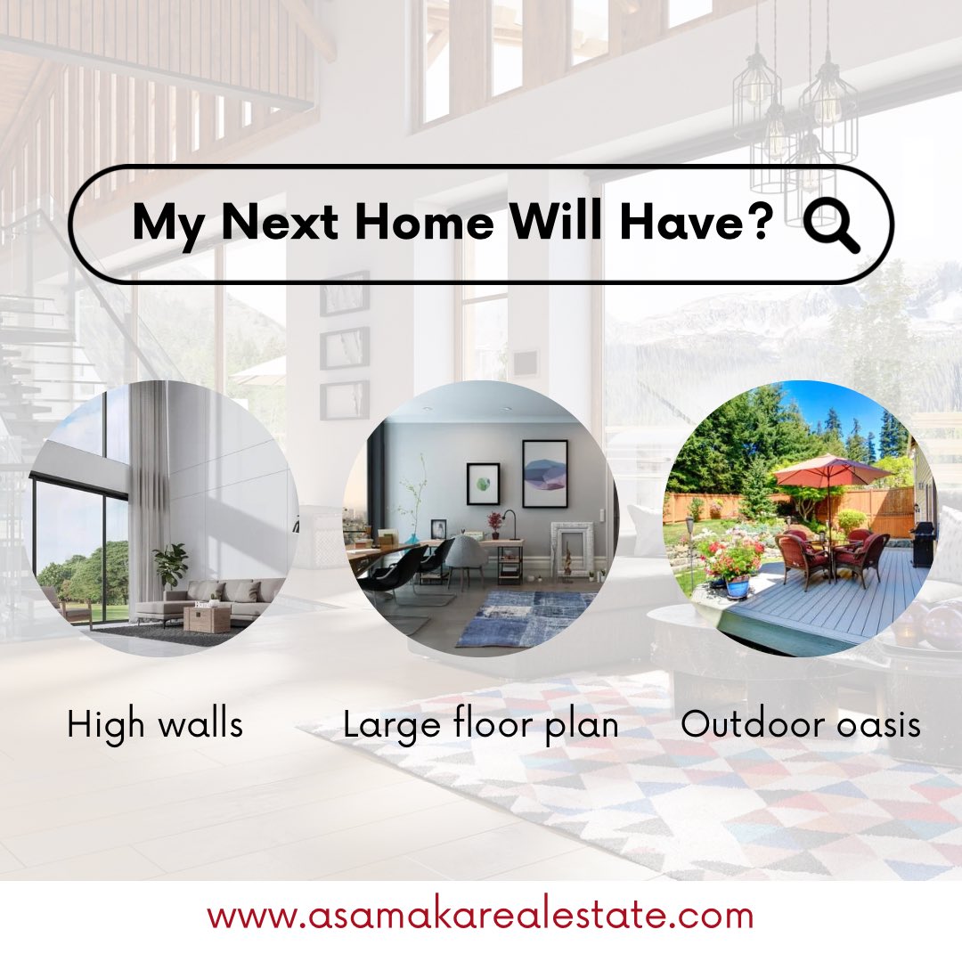 asamakarealty's tweet image. What features would you love to have in your next home? Let us know in the comments below! 👇

 #HomeDesigns #HomeStyles #homefeatures