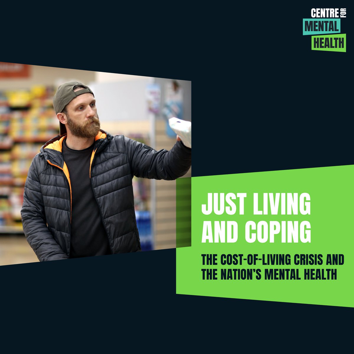 CentreforMH's tweet photo. 📢 Our new research exposes the devastating impact of the cost-of-living crisis. 
Even as inflation rates are easing, many people are stuck in a vicious cycle battling the dual crises of poverty and poor mental health.
Learn more: https://t.co/fhQGEIXRTg #JustLivingAndCoping https://t.co/IHf8KMvNPl